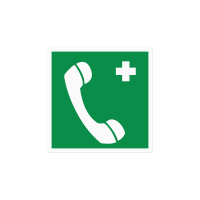 Знак «Телефон связи с медицинским пунктом (скорой медицинской помощью)»