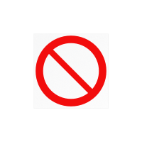 Знак «Запрещение (прочие опасности или опасные действия)»
